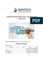Intellectual Property Rights Project Cipla Vs Novartis Patent Case