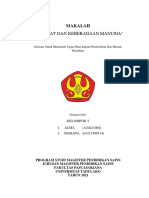 Makalah Filsafat Dan Keberadaan Manusia Kelompok 5 - Alma Dan Roslina