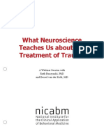 What Neuroscience Teaches Us About The Treatment of Trauma - 30 Pages - National Institute For The Clinical Applicatoin of Behavioral Medicine