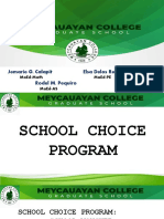 School Choice Programss