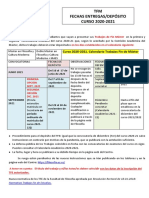 20-21 - Aviso Fechas Depósito TFM Pri y Seg - PASTOR