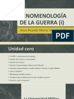 Fenomenologia de La Guerra