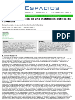 Índices de Inclusión en Una Institución Pública de Colombia: Inclusion Rates in A Public Institution in Colombia