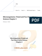 Microorganisms - Friend and Foe Class 8 Notes Science Chapter 2 - CBSE Labs