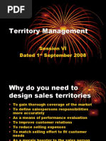 Session 6 - Territory Management