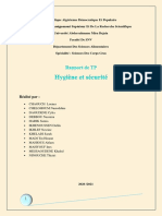 TP Hygiène Et Sécurité