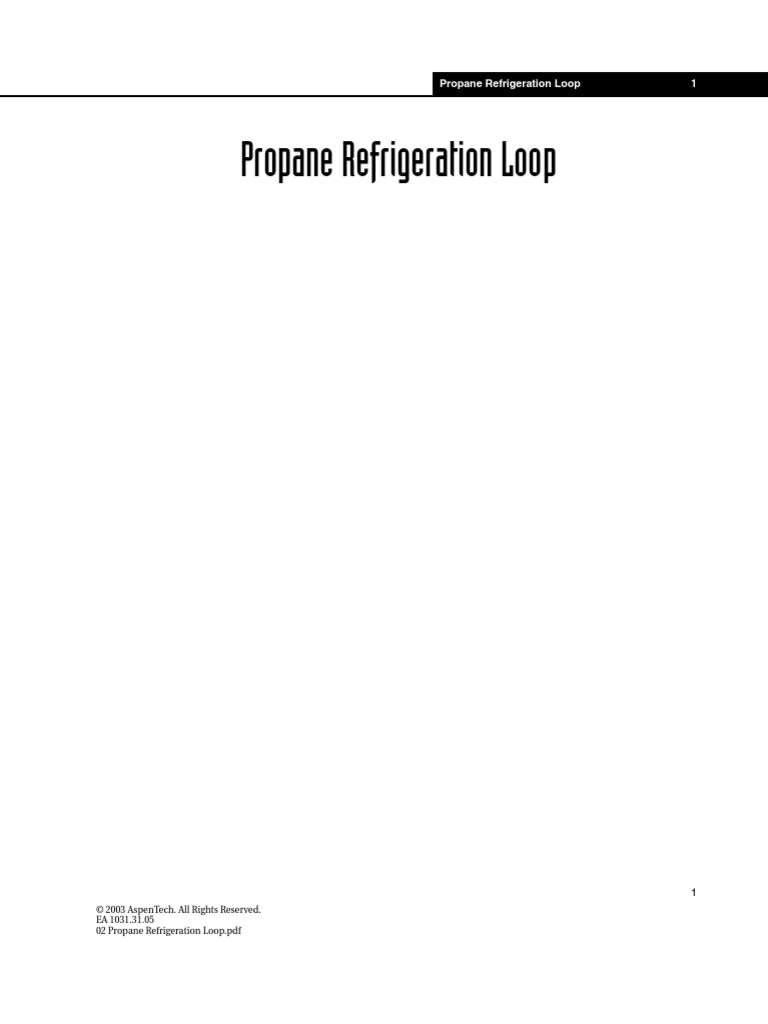 02 PropaneRefrigerationLoop | PDF | Enthalpy | Icon (Computing)