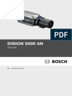 Dinion 5000 An: Installation Manual