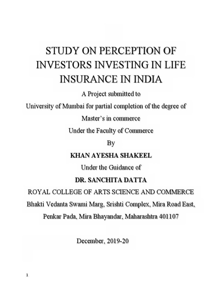 Life Insurance in India | PDF | Insurance | Life Insurance