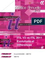 ITILv3 vs ITIL v2011