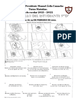 Cuadernillo 5°d Semana Del 21 Al 25 Febrero 2022