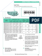 Directional Controls: Pilot Operated Directional Valves
