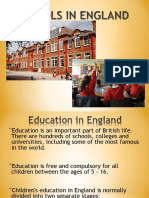 Schools in England Vika Herasymova 1