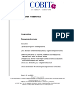 COBIT 5 Foundation Sample Paper 1 - French