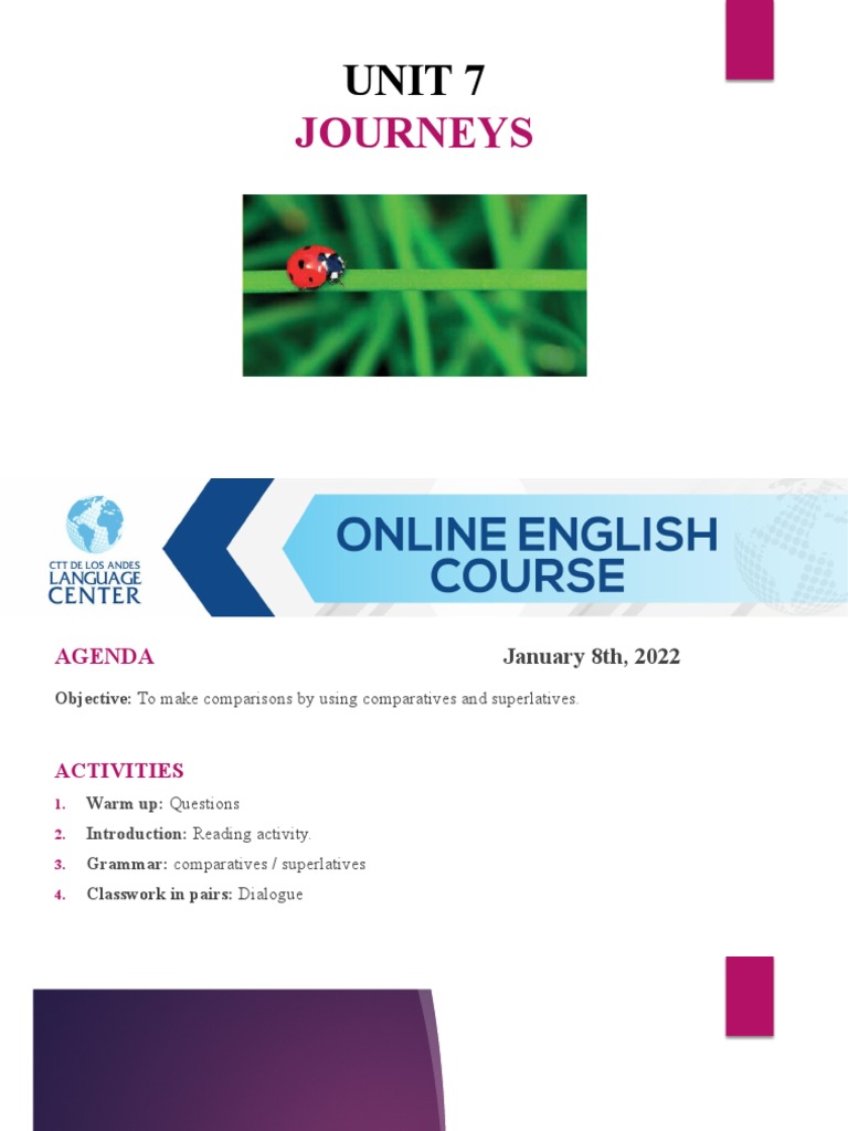 Unit 7 - Comparatives and Superlatives | PDF | Adjective | Language ...