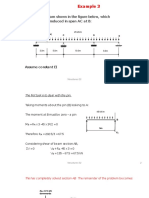 Example 3: Analyse The Beam Shown in The Figure Below, Which Shows A Pin Introduced in Span AC at B