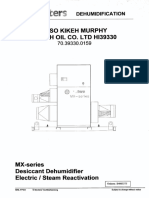 002.0- A - MX-Series Desiccant Dehumidifier Electric   Steam Reactivation