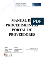 Nuevo Portal Proveedor Gsi