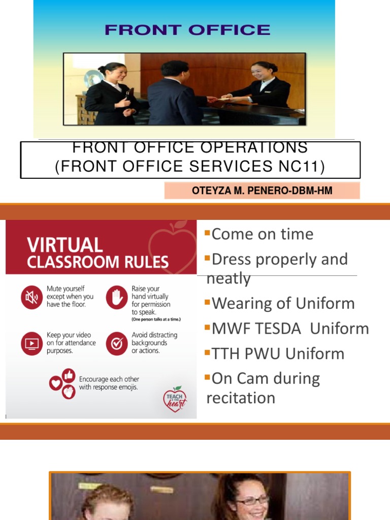 Front Office Operations Overview | PDF | Business