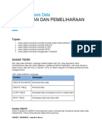 Praktikum Operasi Table - Affan