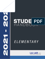 2021 2022 Elementary Student Handbook