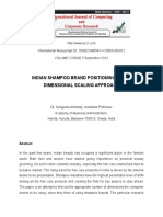 Indian Shampoo Brand Positioning: Multi Dimensional Scaling Approach