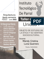 Objeto de Estudio de La Ética y Su Sentido Sociocultural