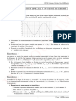 TD 06 Oscillateur Linéaire À Un Degré de Liberté / Mouslim