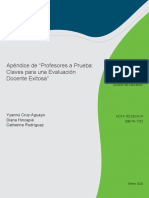 Apéndice de Profesores A Prueba Claves para Una Evaluación Docente Exitosa Es