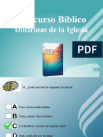 Concurso Bíblico Doctrinas de La Iglesia