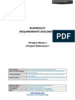 Business Requirements Document BRD