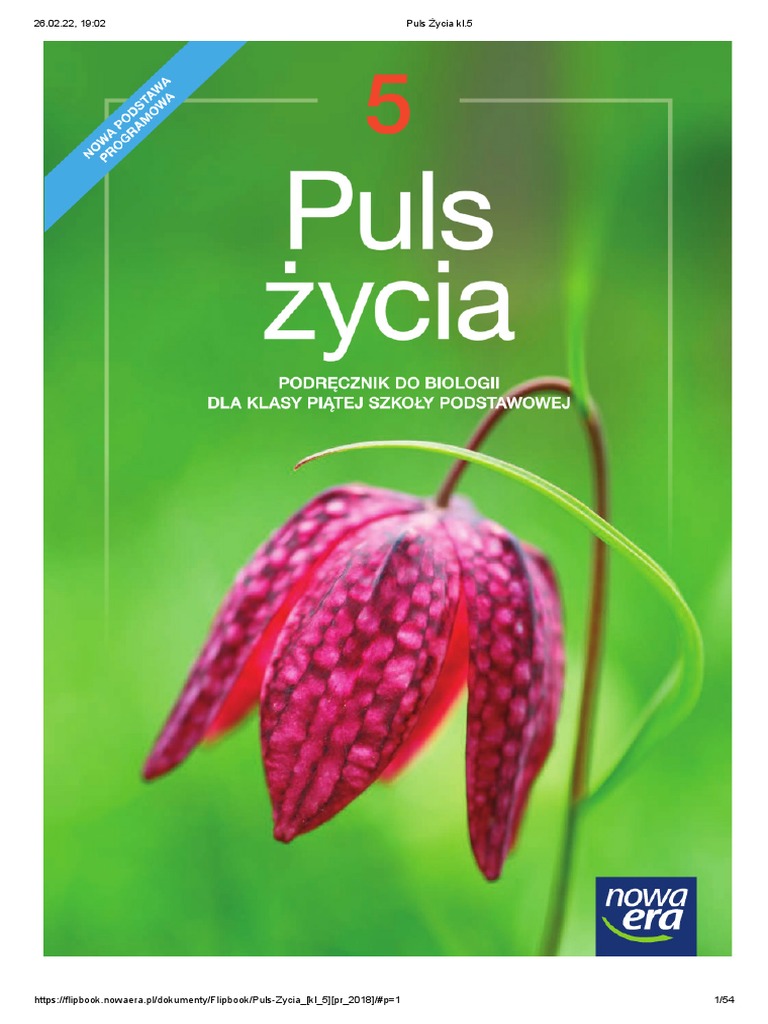 Biologia Klasa 5 Nowa Era Pdf