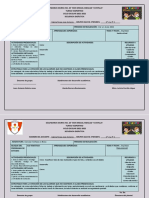 Secuencia Didactica, Semana, Física