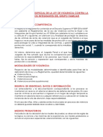 Procedimiento Especial de La Ley de Violencia Contra La Mujer y Los Integrantes Del Grupo Familiar