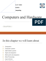 Computers and Hardware: The University of Jordan Kasit /cis Summer 2020/2021
