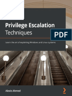 Privilege Escalation Techniques(2021)