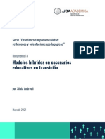 AcaDocs D13 Modelos Híbridos en Escenarios Educativos en Transición Documentos de Google