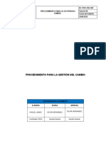 HSE-PRG-007 Procedimiento para La Gestión Del Cambio