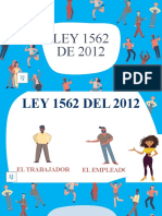 LEY 1562 DEL 2012 GRUPO # 3 Listo