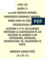 CLASIFICACIÓN DE LAS BACTERIAS 3°H