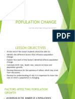 Factors Affecting Population Growth and Change