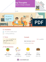 Connecting Thoughts Conversation Cheat Sheet: Main Dialogue