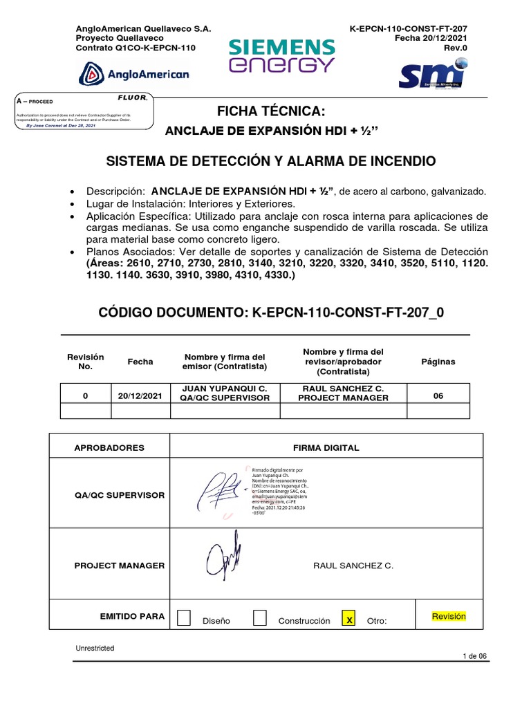 K Epcn 110 Const FT 207 - 0 - Ea | PDF | Materiales | Rieles