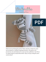 BB Adorables - Zebra Abrazacortinas