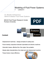 Design and Modeling of Fluid Power Systems: ME 597/ABE 591 Lecture 4