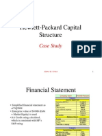 Hewlett Packard Capital Structure