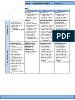 Planificación cuarto grado enero 2022