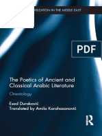 The Poetics of Ancient and Classical Arabic Literature - Orientology