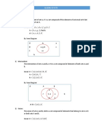 Algebra of Sets Operations