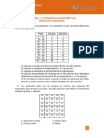 Estadística Descriptiva - Propuestos